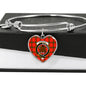 Darroch Shine On Bangle Heart