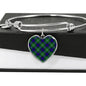 Alexander Scottish Clan Bangle Heart Shine On Bangle Heart