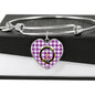 Dunlop Dress Shine On Bangle Heart