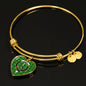 Blane Scottish Clan Tartan Bangle Heart Shine On Bangle Heart