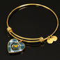 Campbell Dress Ancient Scottish Clan Tartan Bangle Heart Shine On Bangle Heart