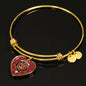 Drummond Modern Shine On Bangle Heart