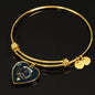 Davidson Modern Shine On Bangle Heart