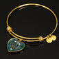 Davidson Shine On Bangle Heart