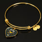 Arnott Scottish Clan Tartan Bangle Heart Shine On Bangle Heart