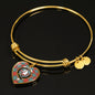 Dunbar Ancient Shine On Bangle Heart