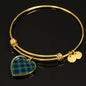 Alexander Scottish Clan Bangle Heart Shine On Bangle Heart