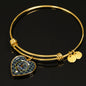 Davidson Of Tulloch Dress Shine On Bangle Heart