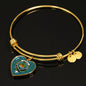 Douglas Ancient Shine On Bangle Heart