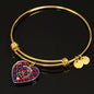 Anstruther Scottish Clan Tartan Bangle Heart Shine On Bangle Heart