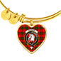 Dunbar Modern Shine On Bangle Heart