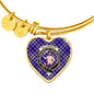 Allardice Scottish Clan Tartan Bangle Heart Shine On Bangle Heart