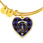 Dunlop Modern Shine On Bangle Heart