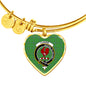 Currie Scottish Clan Tartan Bracelet Bangle Heart Jewelry Shine On Bangle Heart