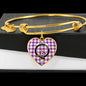 Dunlop Dress Shine On Bangle Heart