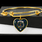 Davidson Modern Shine On Bangle Heart