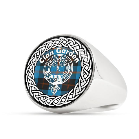 Image of Garden Crest Clan Tartan Ring Scottish