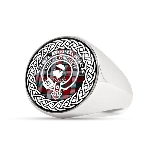 Image of Borthwick Crest Clan Tartan Ring Scottish