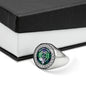 Abercrombie Crest Clan Tartan Ring Scottish