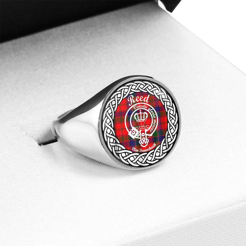Image of Reed Crest Clan Tartan Ring Scottish