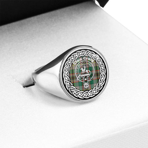 Image of Craig Crest Clan Tartan Ring Scottish