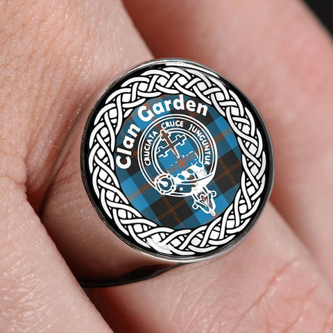 Image of Garden Crest Clan Tartan Ring Scottish