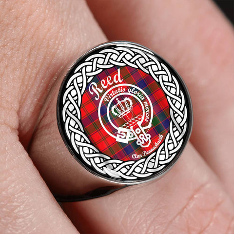Image of Reed Crest Clan Tartan Ring Scottish