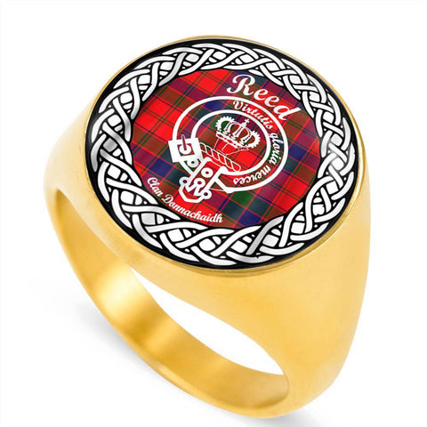 Image of Reed Crest Clan Tartan Ring Scottish