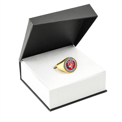 Image of Haig Crest Clan Tartan Ring Scottish