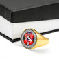 Abernethy Crest Clan Tartan Ring Scottish