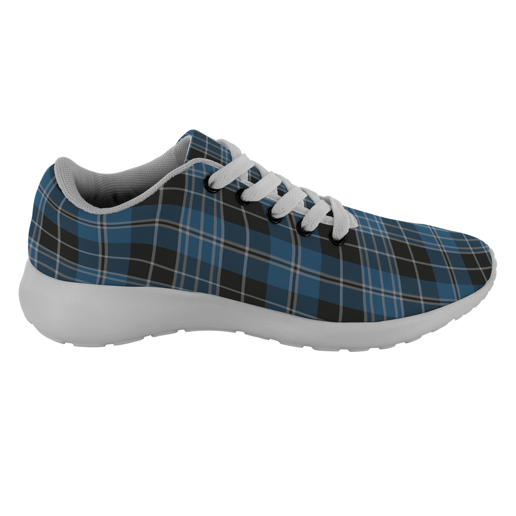 ScottishShop Tartan Sneakers Clergy Blue Scotland Tartan Running Shoes - shirtskishirt