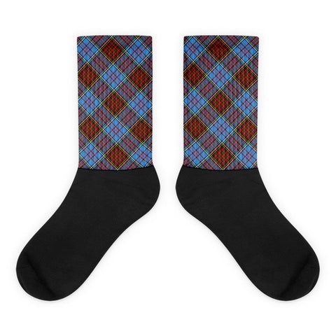 Image of Anderson Modern Tartan Christmas Socks - manashirt