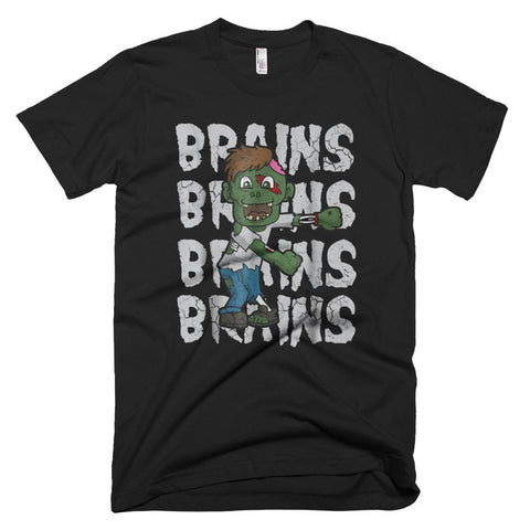 Image of Zombie Brains Halloween T-Shirt