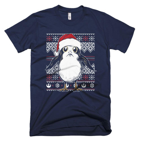 Image of Xmas Porg Ugly Christmas T-Shirt