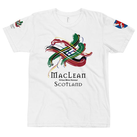 Image of Clan MacLean Tartan Scottish T-Shirt