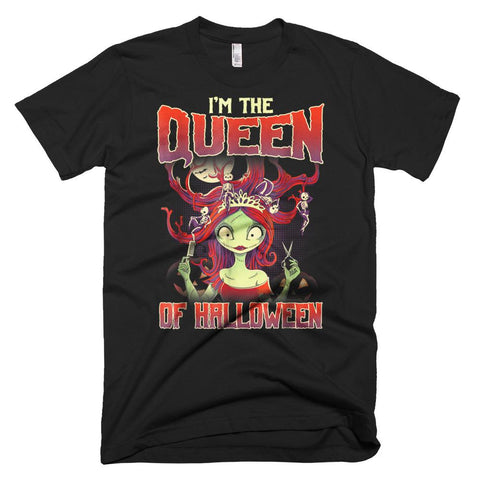 Image of Gift for Womens Halloween T-Shirt I'm The Queen Of Halloween