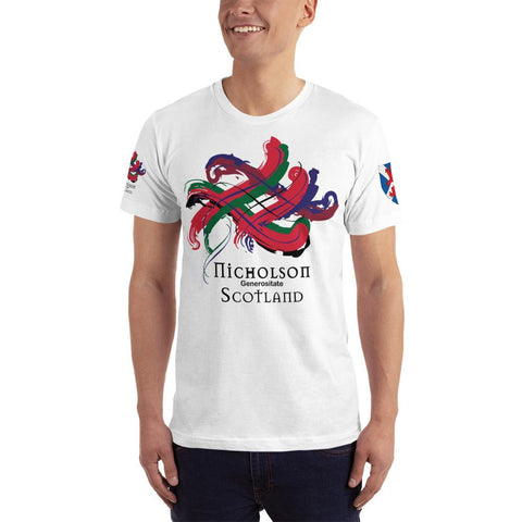 Image of Clan Nicholson Classic Tartan Scottish T-Shirt