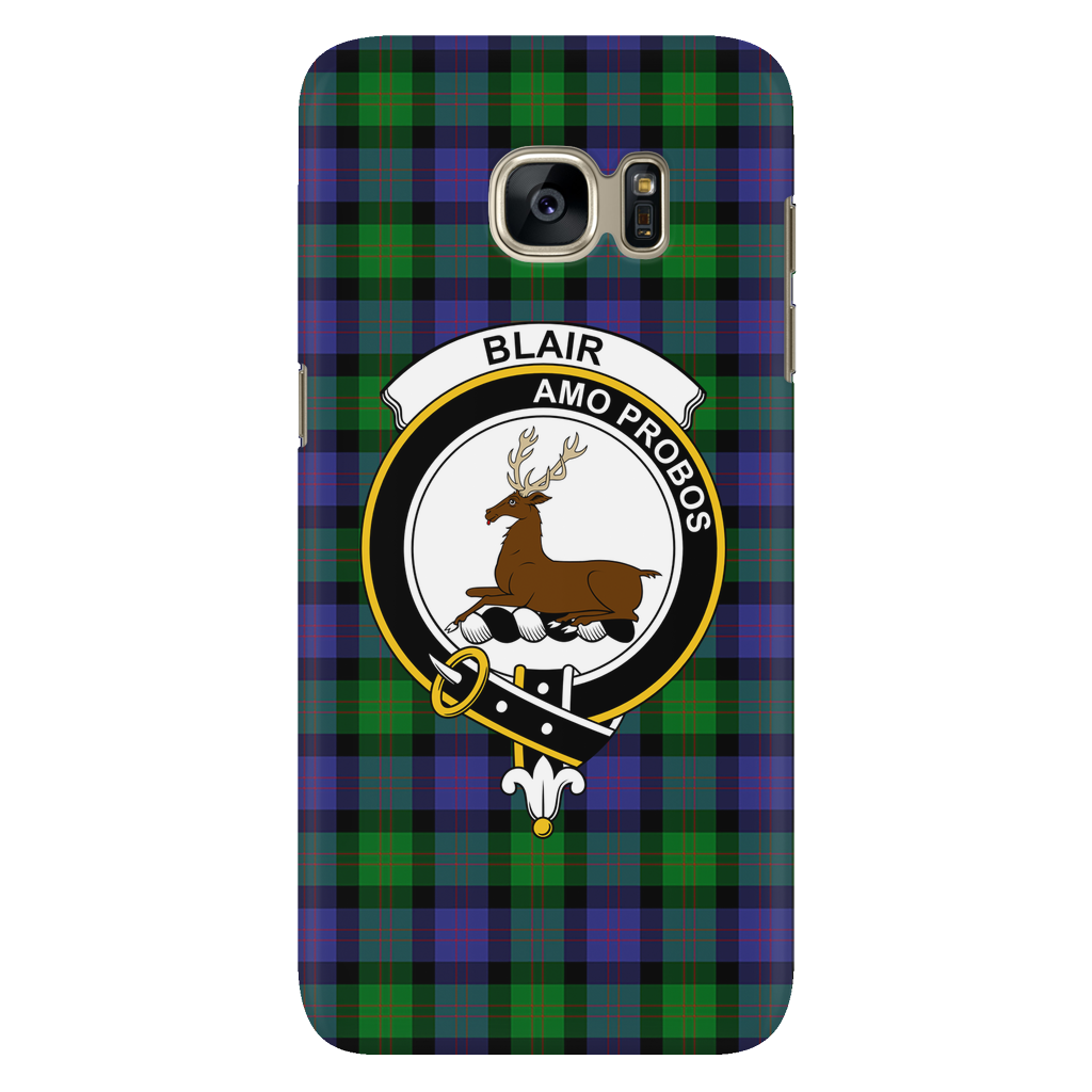 Blair Scottish Clan Tartan Phone Case - shirtskishirt