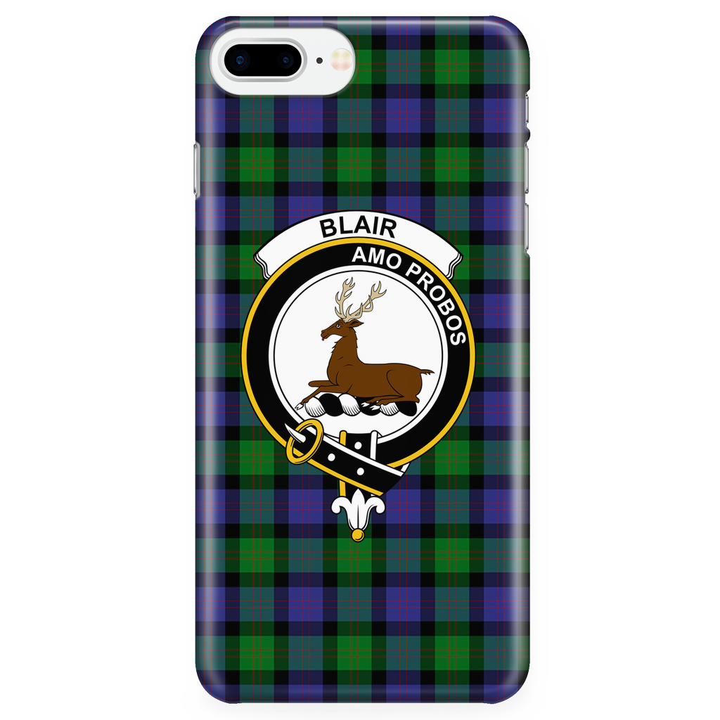 Blair Scottish Clan Tartan Phone Case - shirtskishirt