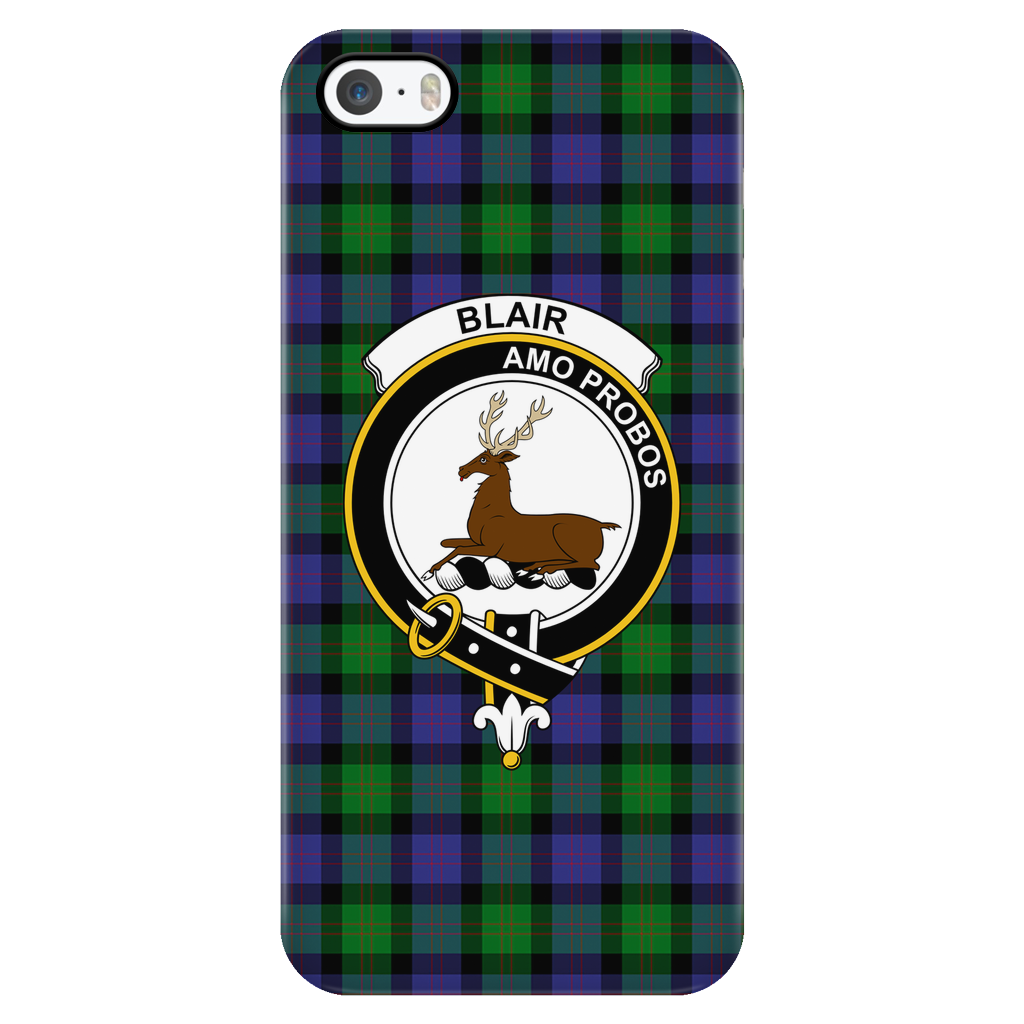Blair Scottish Clan Tartan Phone Case - shirtskishirt