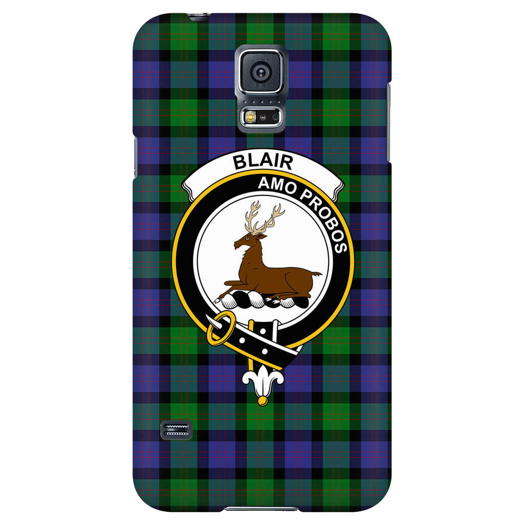 Blair Scottish Clan Tartan Phone Case - shirtskishirt