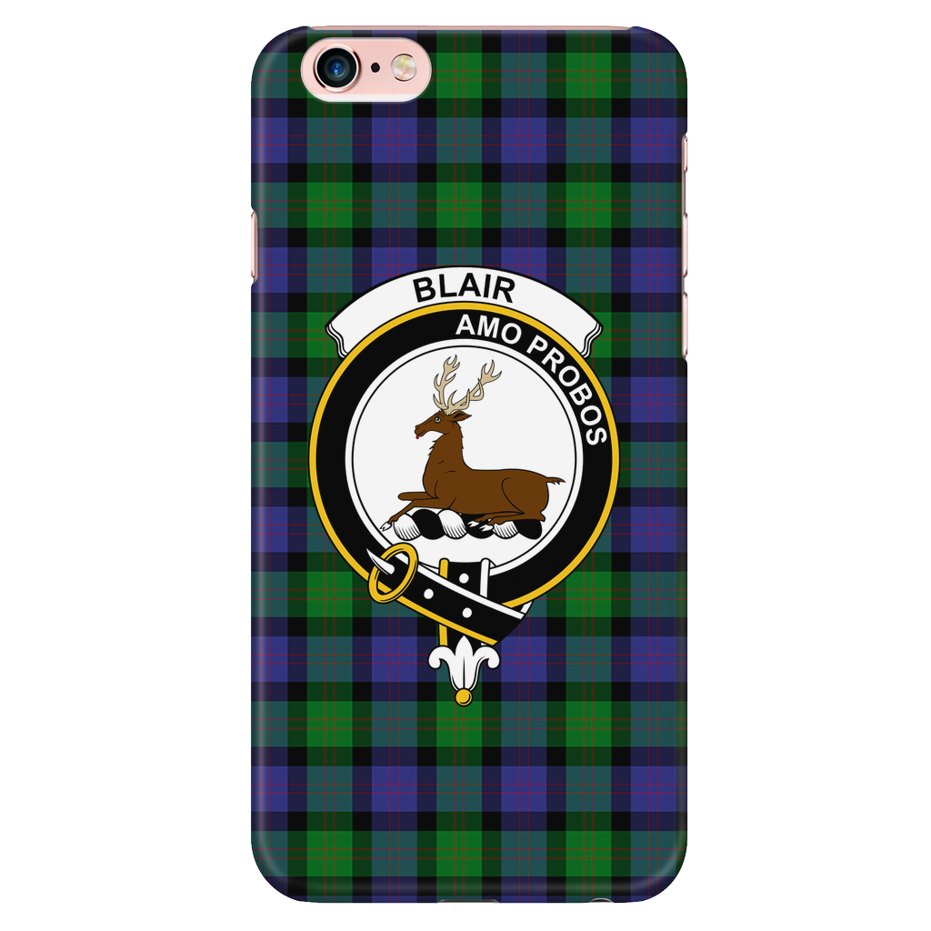Blair Scottish Clan Tartan Phone Case - shirtskishirt