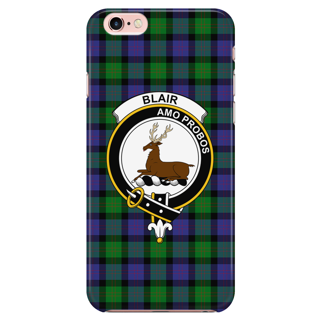 Blair Scottish Clan Tartan Phone Case - shirtskishirt