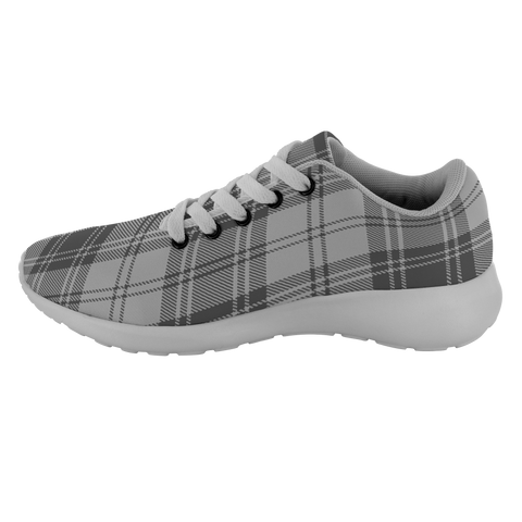 Image of Tartan Sneakers - Glen Grey Scotland | Unisex Tartan Running Shoes | Sneakers Men & Women Tartan Shoes