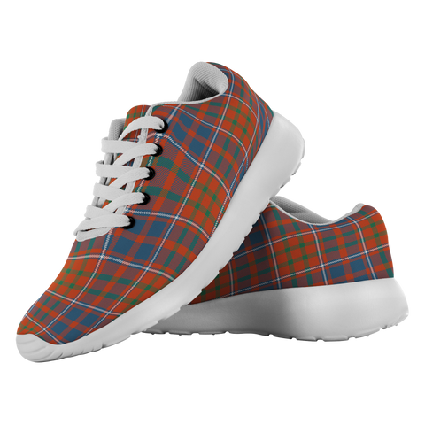 Image of ScottishShop Tartan Sneakers Cameron Of Lochiel Ancient Scotland Tartan Running Shoes - shirtskishirt