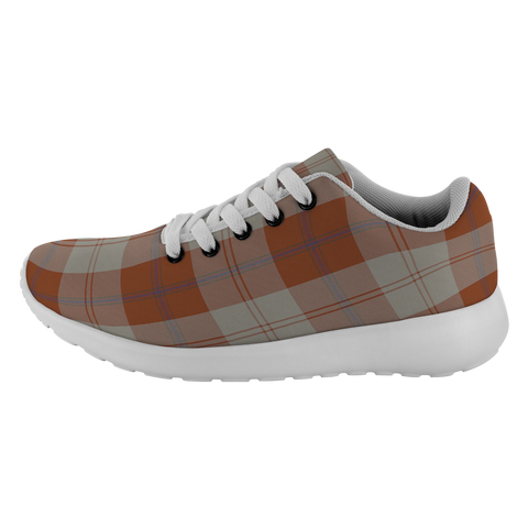 Image of ScottishShop Tartan Sneakers Davidson Dress Dancers Scotland Tartan Running Shoes - shirtskishirt