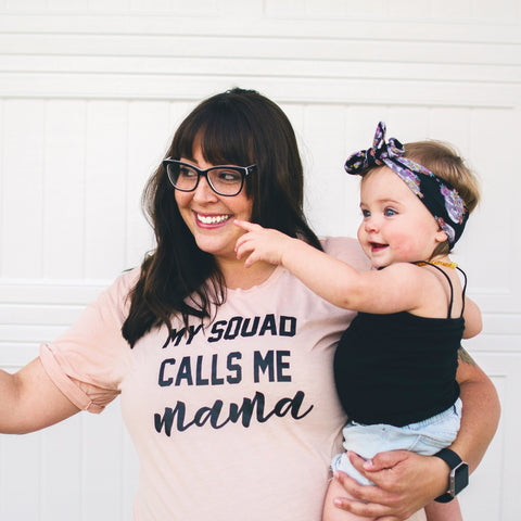 Image of My Squad Calls Me Mama Mother Day T-Shirt