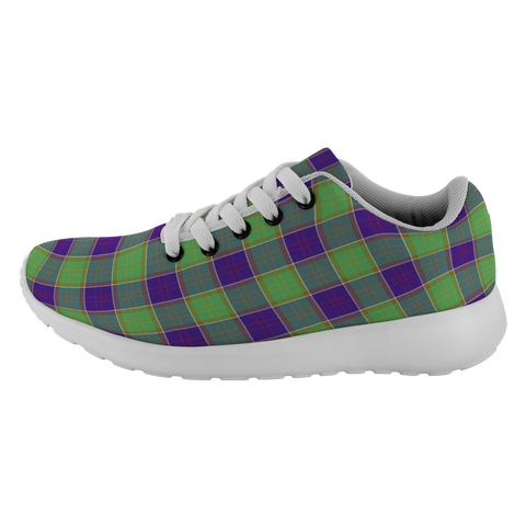 Image of ScottishShop Tartan Sneakers Dalrymple Scotland Tartan Running Shoes - shirtskishirt