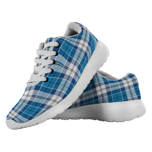 Tartan Sneakers - Muirhead Blue Scotland | Unisex Tartan Running Shoes | Sneakers Men & Women Tartan Shoes