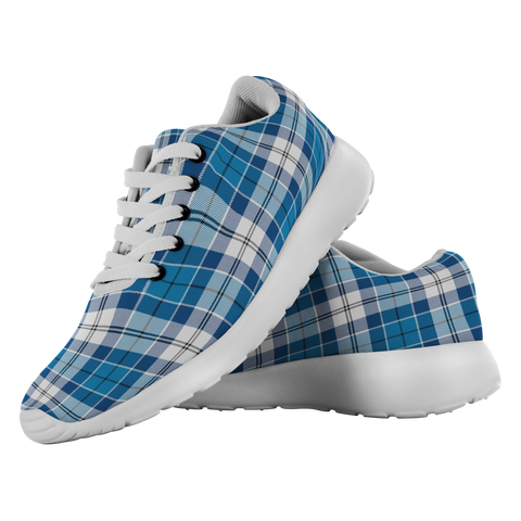 Image of Tartan Sneakers - Muirhead Blue Scotland | Unisex Tartan Running Shoes | Sneakers Men & Women Tartan Shoes